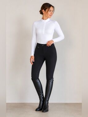 Vintage USA Made Black Equestrian Riding Breeches Jodhpurs Women’s 14